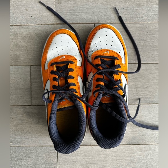 KidsNike Air Force 1 Low SE ‘Clownfish’ Orange Blue White FJ4657-800 Toddler 13c - Picture 5 of 7